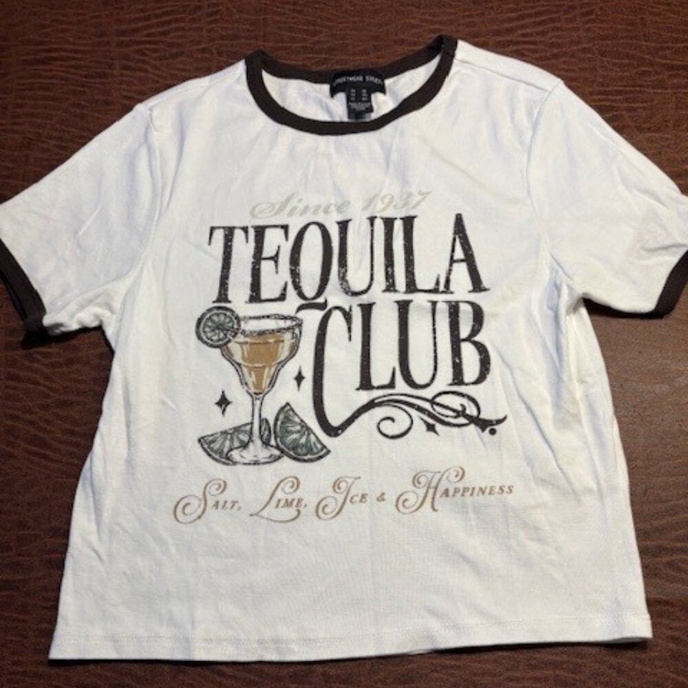 Streetwear Society "Teqila Club Stretchy T Shirt Size XL